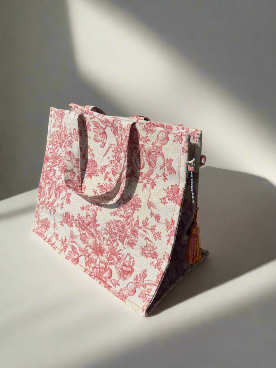 Sac Maïa XXL Fiori rouge