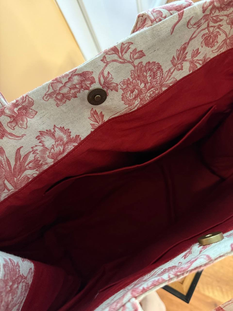 Sac Maïa XXL Fiori rouge