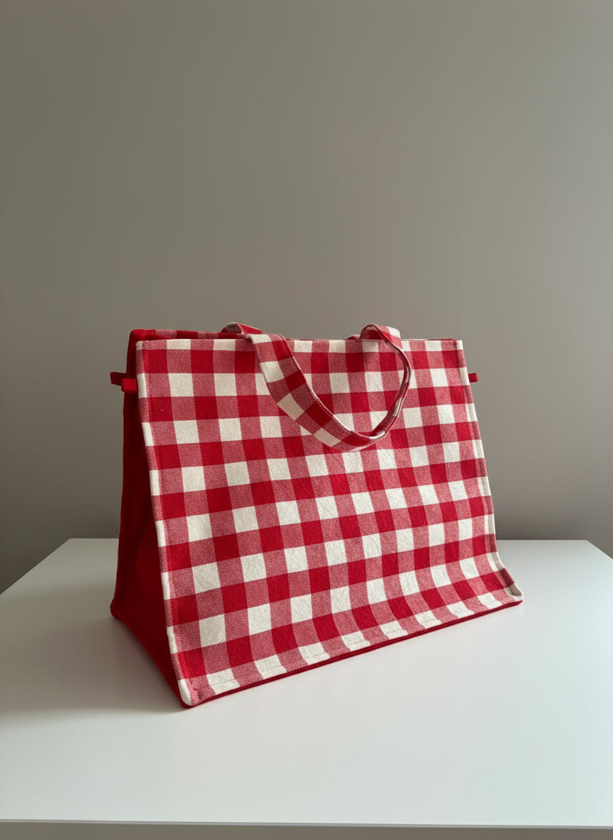 Sac Maïa XXL en vichy -30%