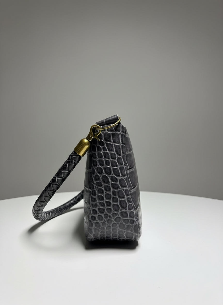 Sac Croco en cuir