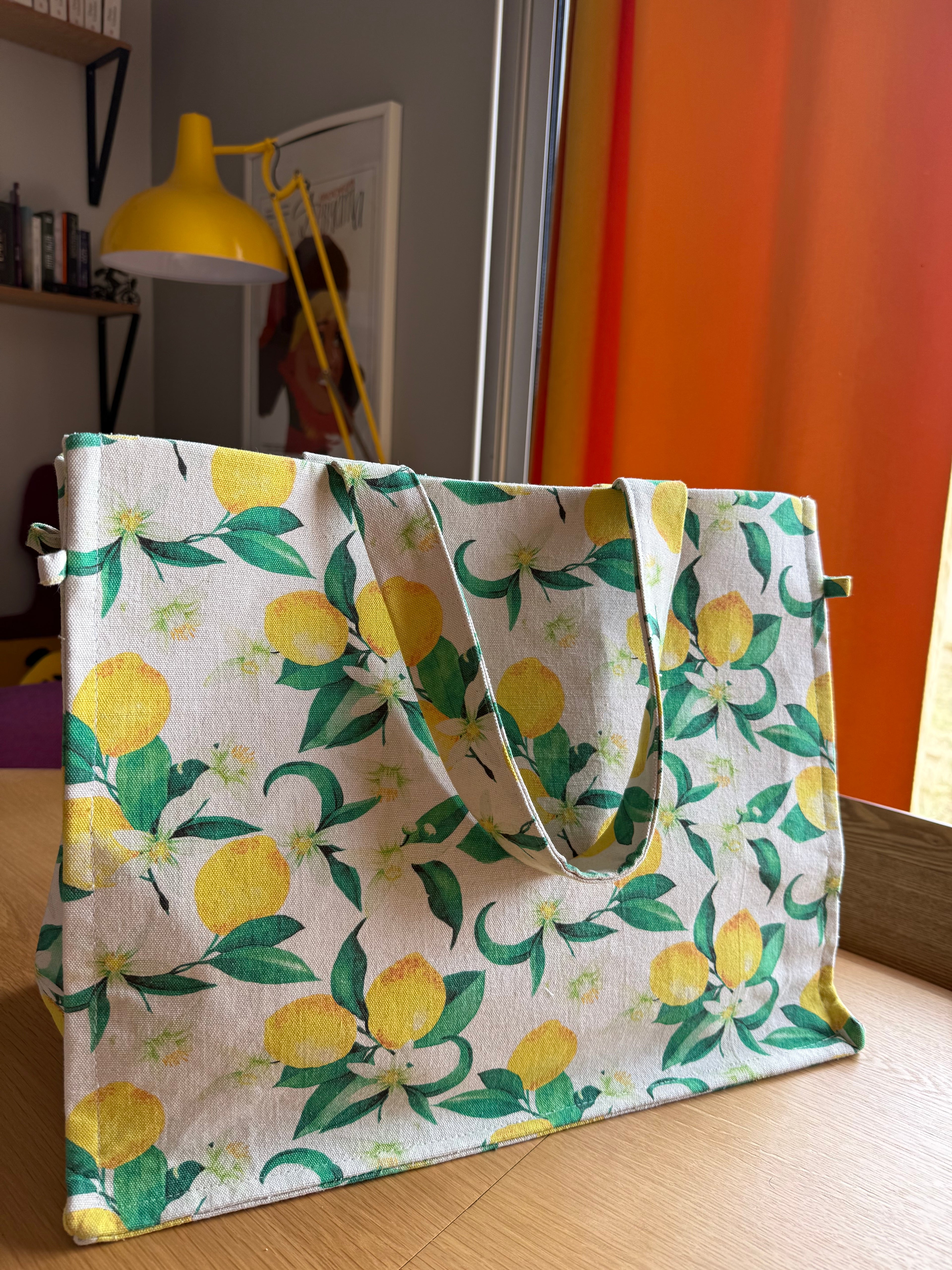 Sac Maïa XXL citrons