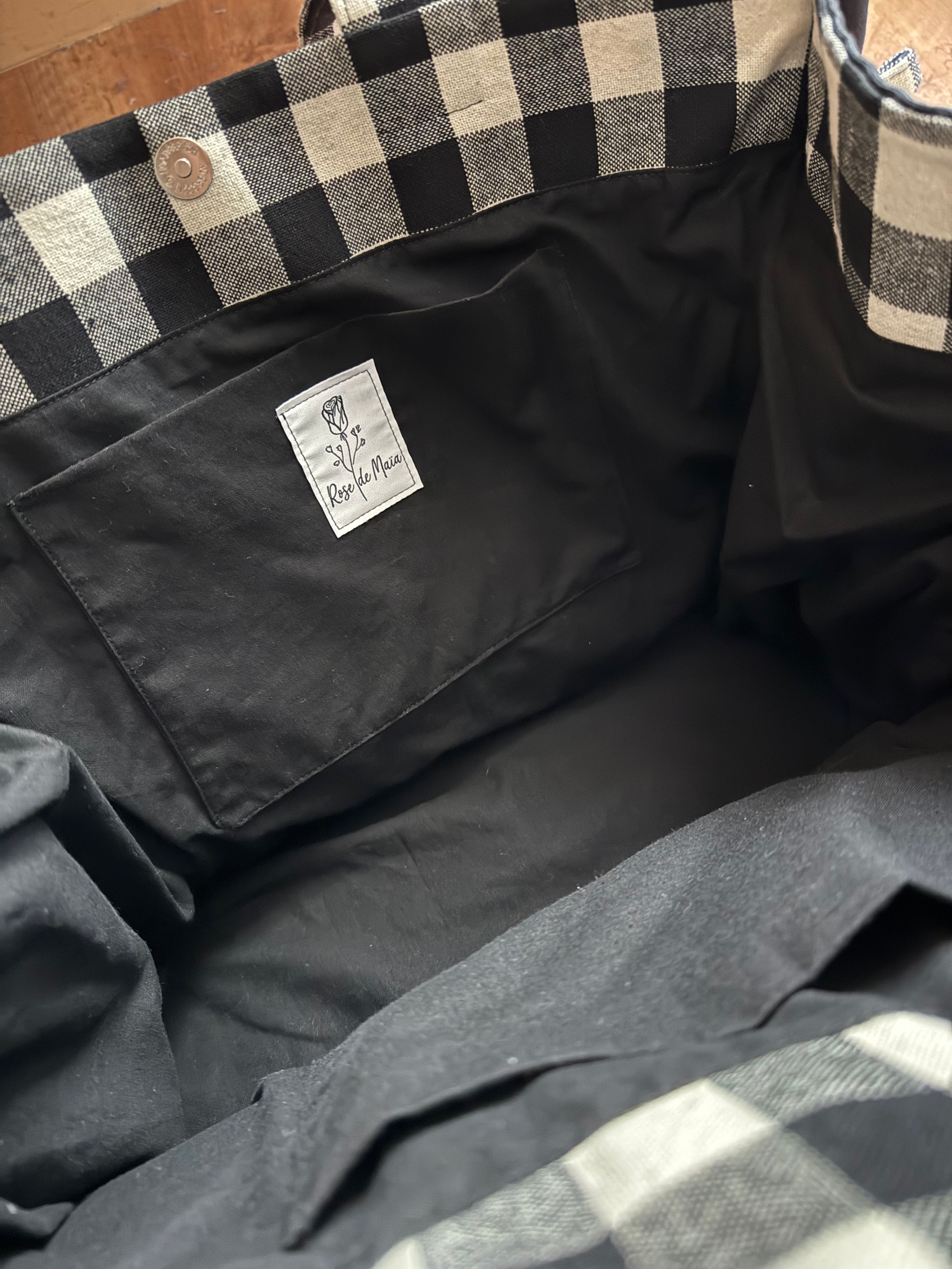 Sac Maïa XXL en vichy -30%