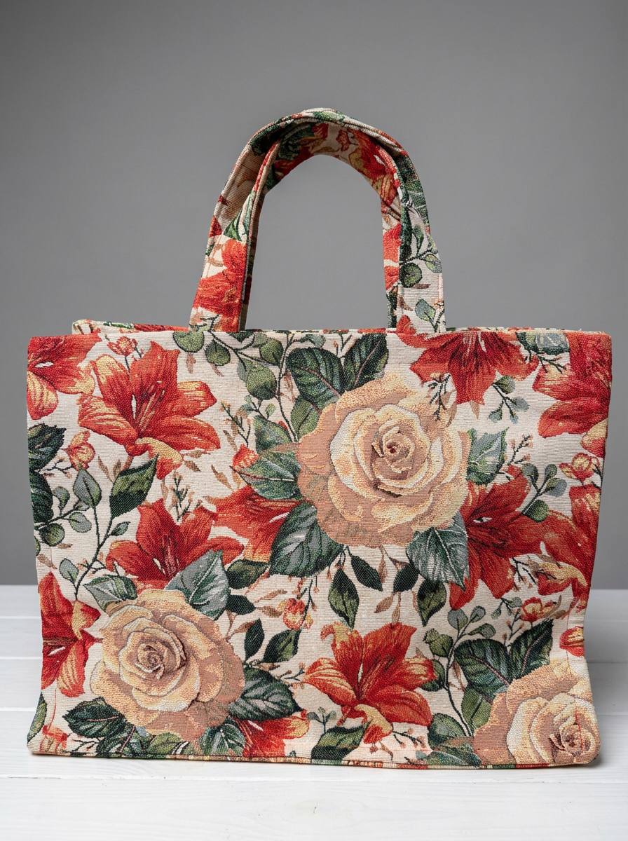Sac Cabas XL fleuri