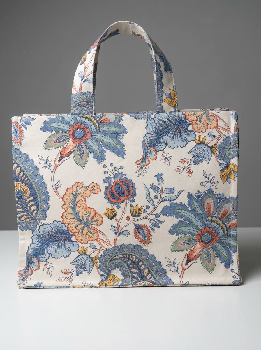 Sac Cabas XL fleuri