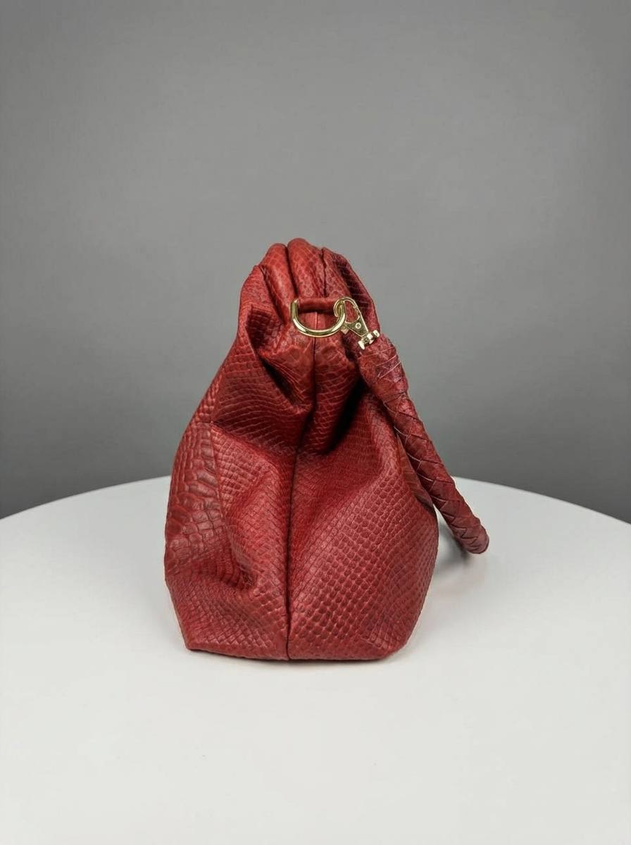 Boule Rouge imprimé serpent