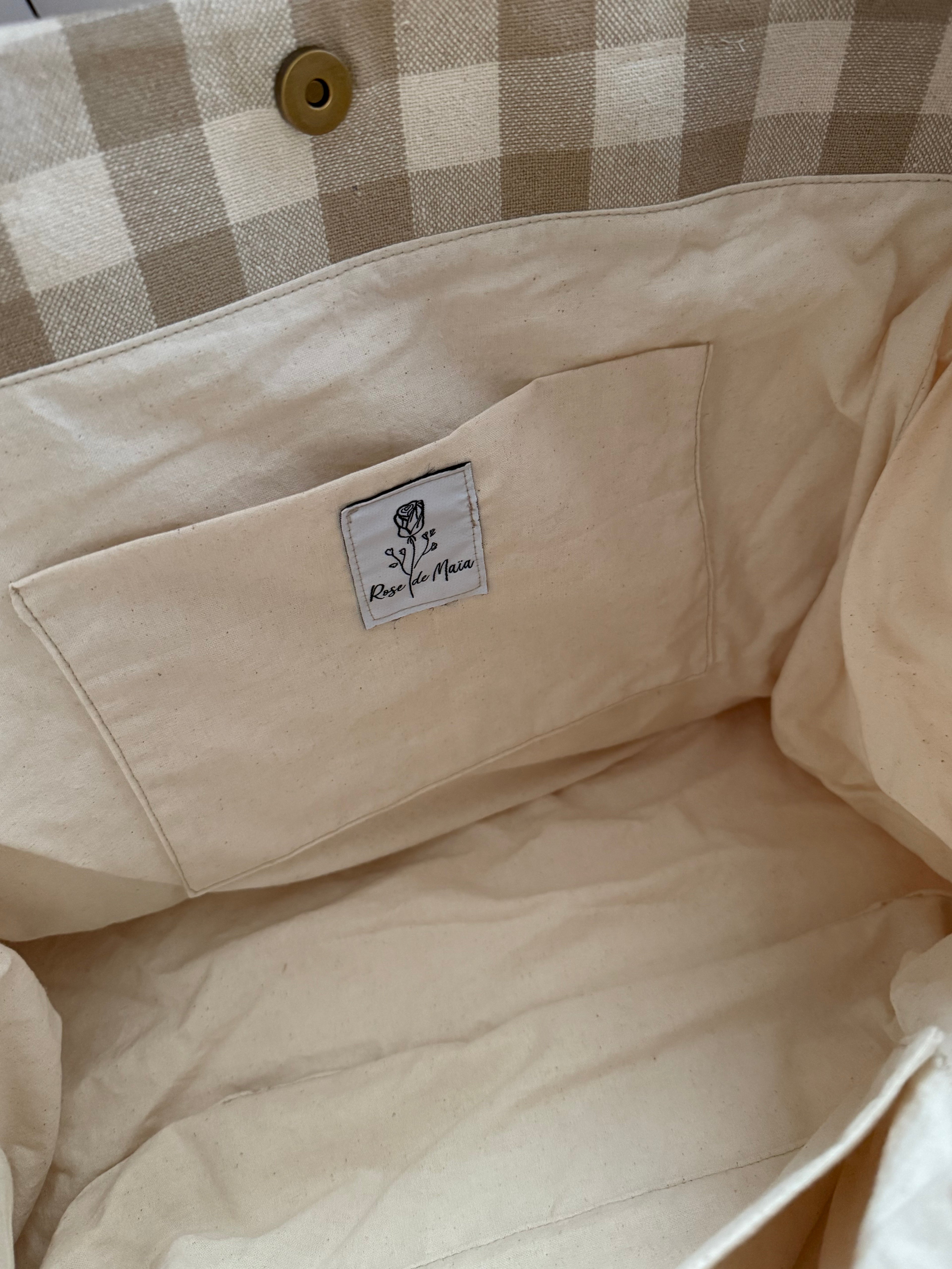 Détail de l'intérieur du sac Maïa XXL