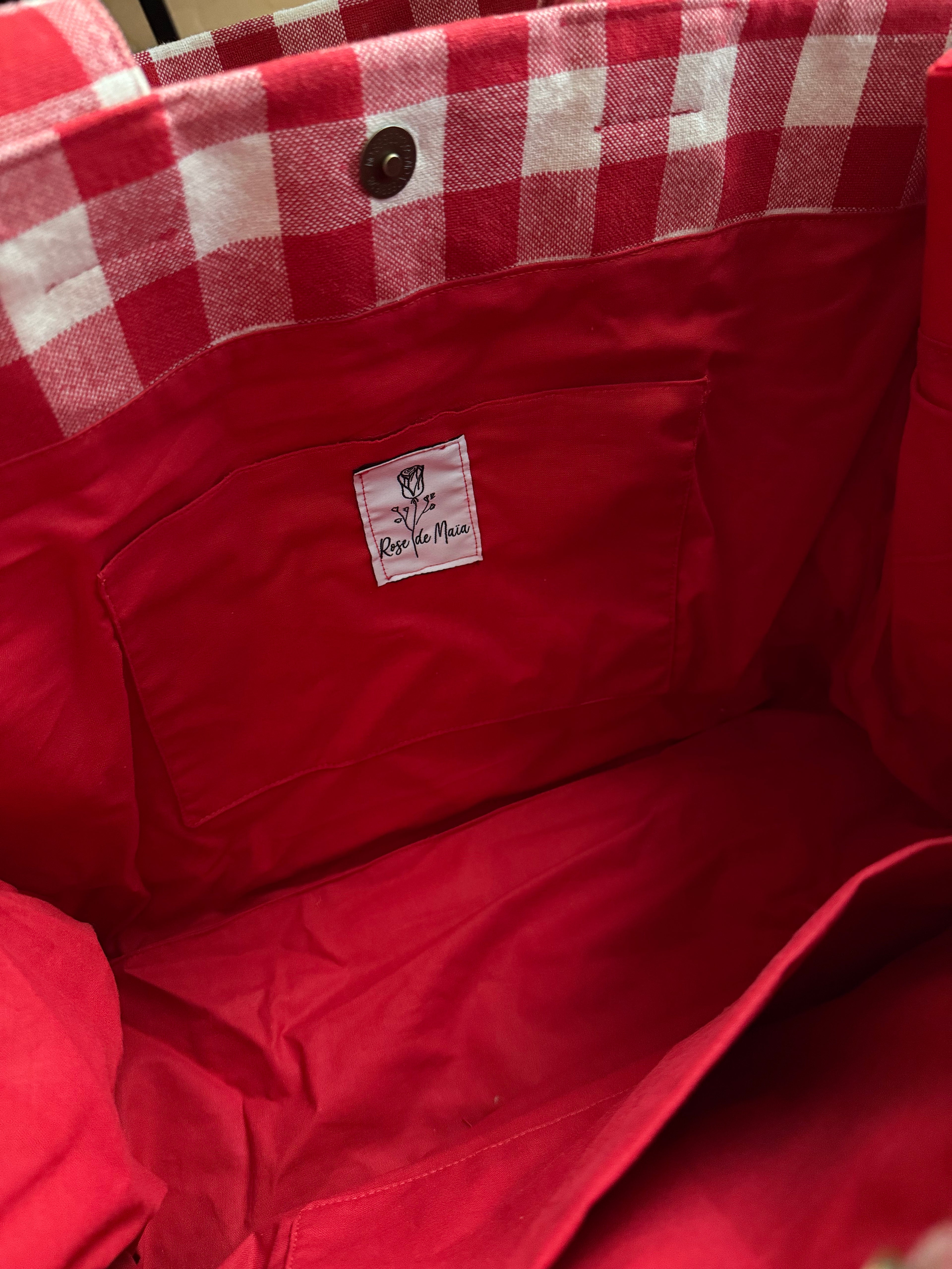 Sac Maïa XXL en vichy -30%