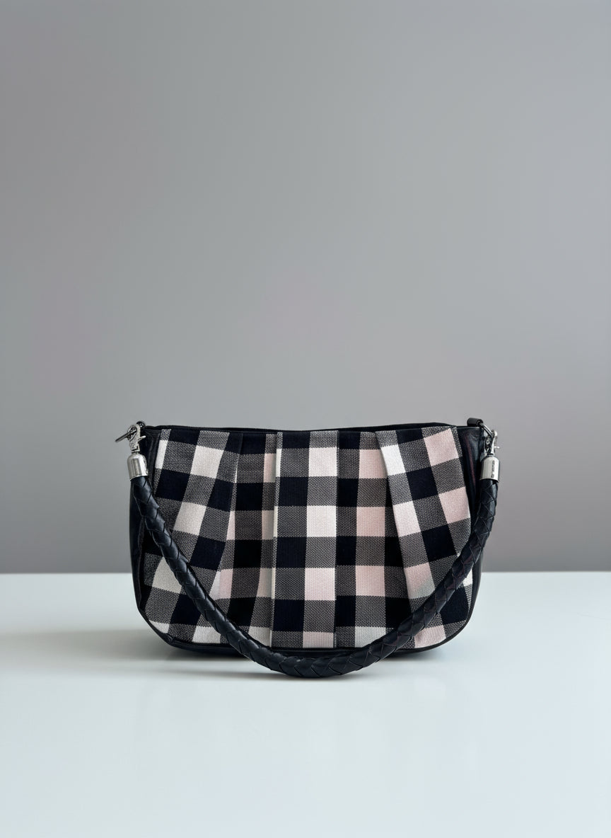 Sac Petite Maïa en vichy noir